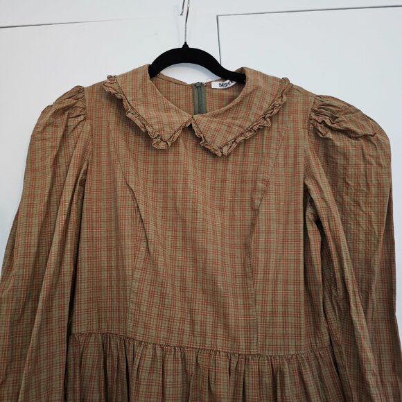 Batsheva Lucy Gingham Tiered Mini Dress - Picture 4 of 10